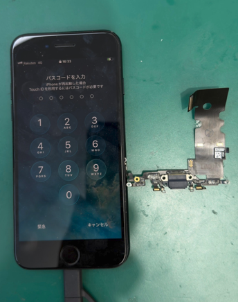 iPhoneSE3（アイフォーンSE3）充電不良によるドックコネクター交換【中央林間店】